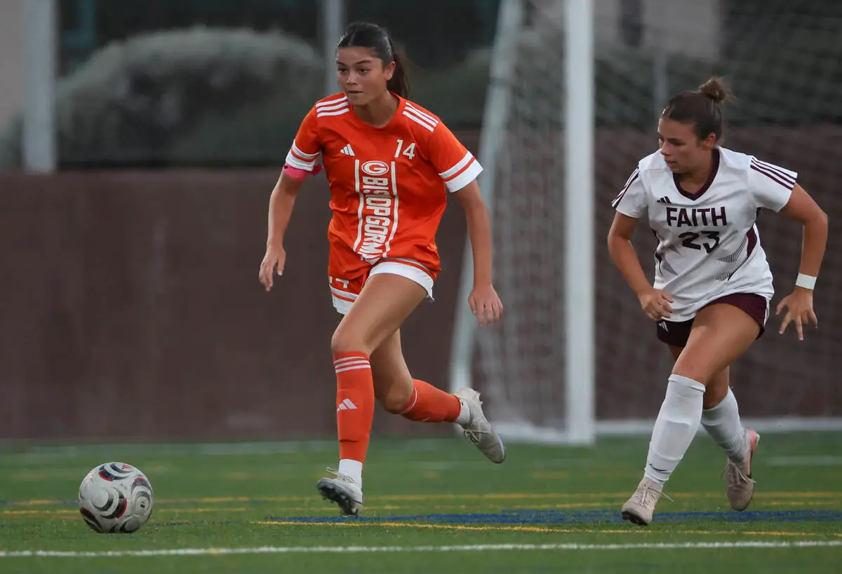 Bishop Gorman beats Faith Lutheran in girls’ soccer — PHOTOS