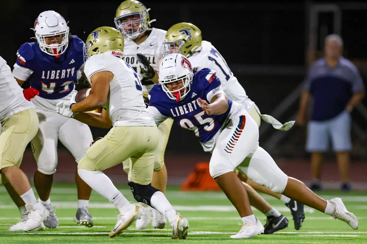 Prep football recap: No. 2 Liberty takes control of 1st place in league