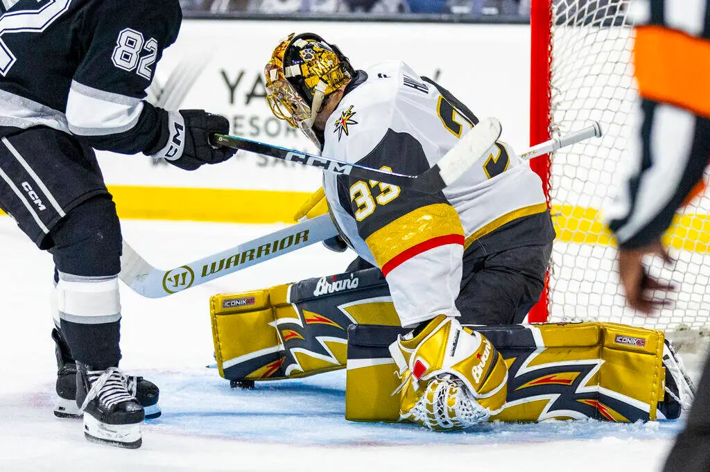 Knights preseason notes: Adin Hill, Viliam Kmec shine against Kings