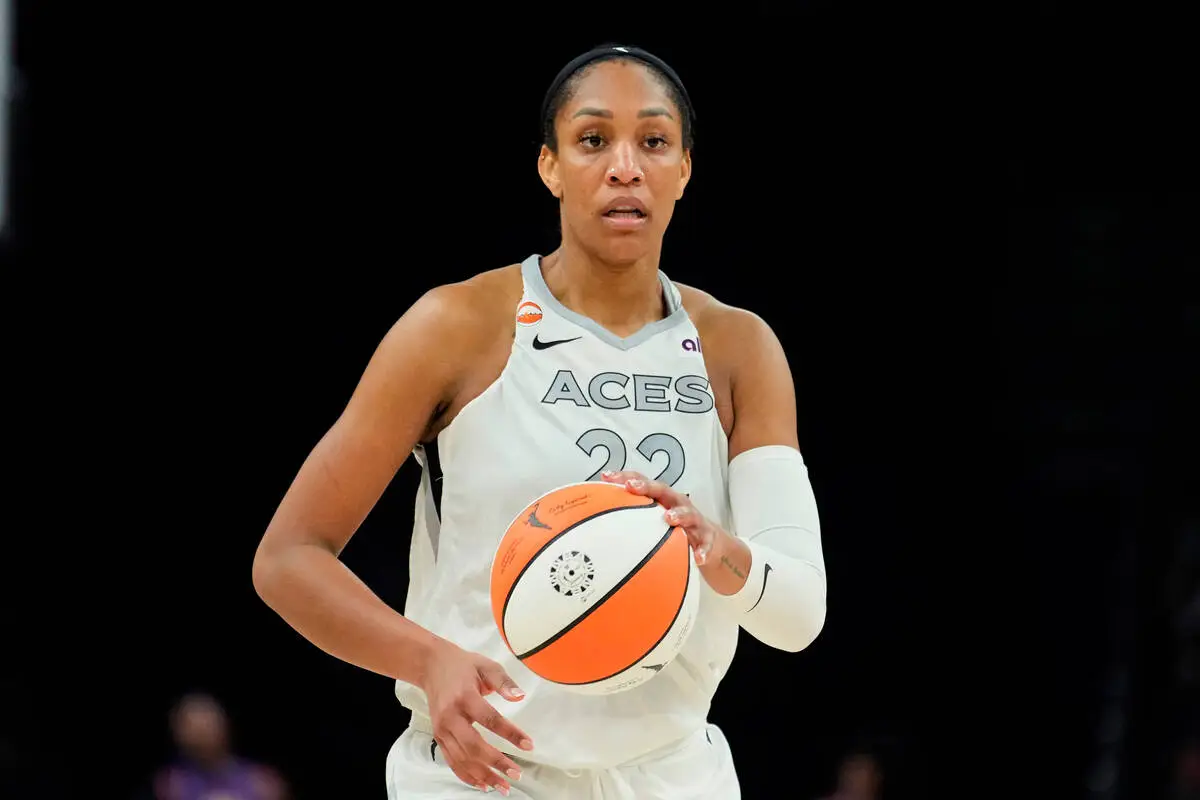 Block or charge? Video of A’ja Wilson colliding with arena staffer goes viral