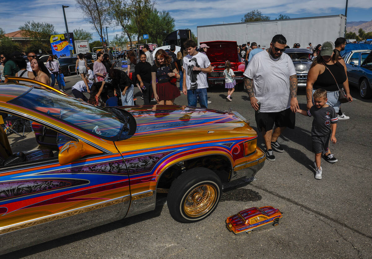 Lowriders, customs compete in Hot Wheels Legends Tour stop in North Las Vegas