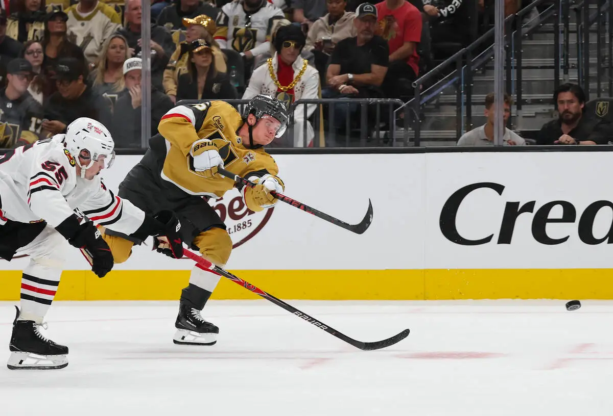 Golden Knights open Ryan Craig era with win over Blackhawks — PHOTOS