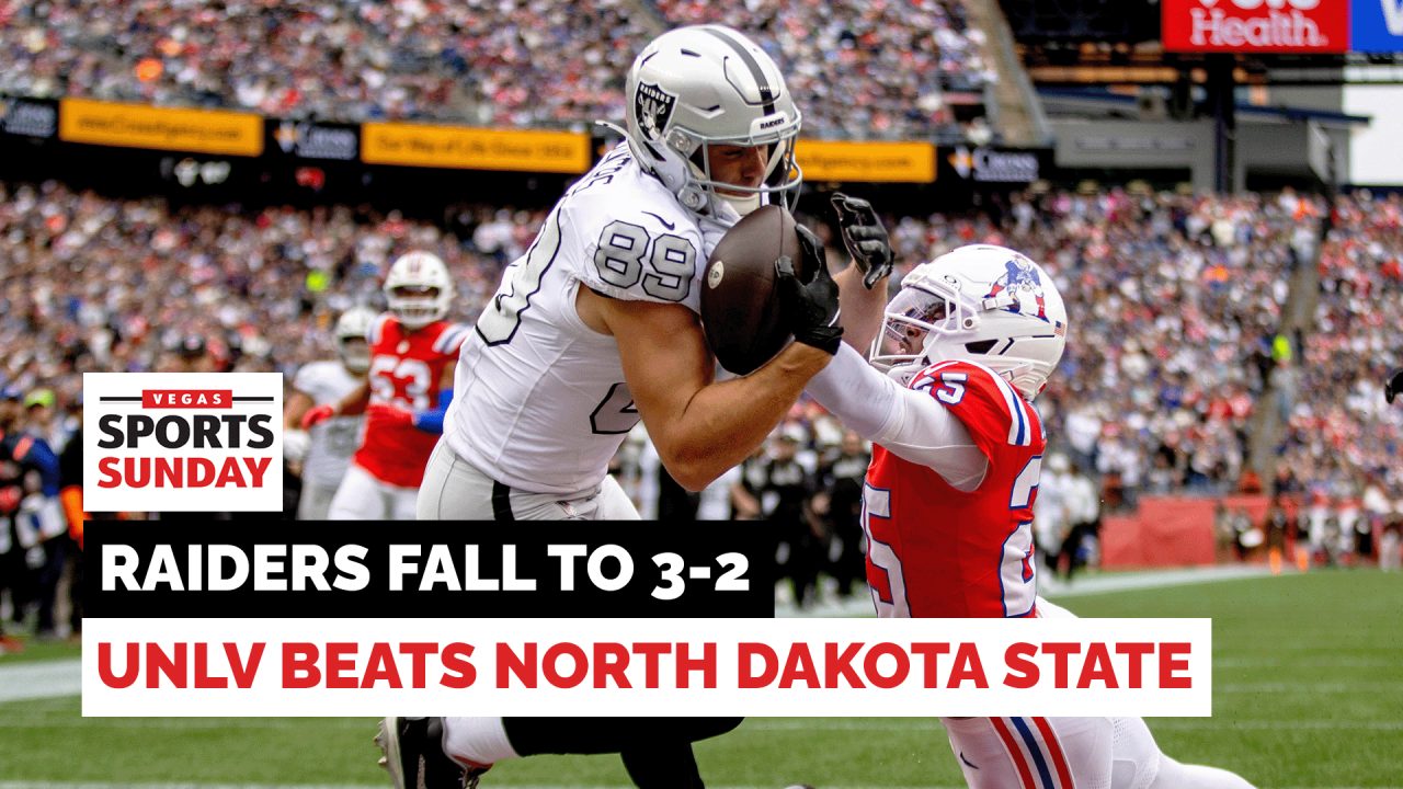Vegas Sports Sunday: Raiders fall to 3-2, UNLV football beats NDSU