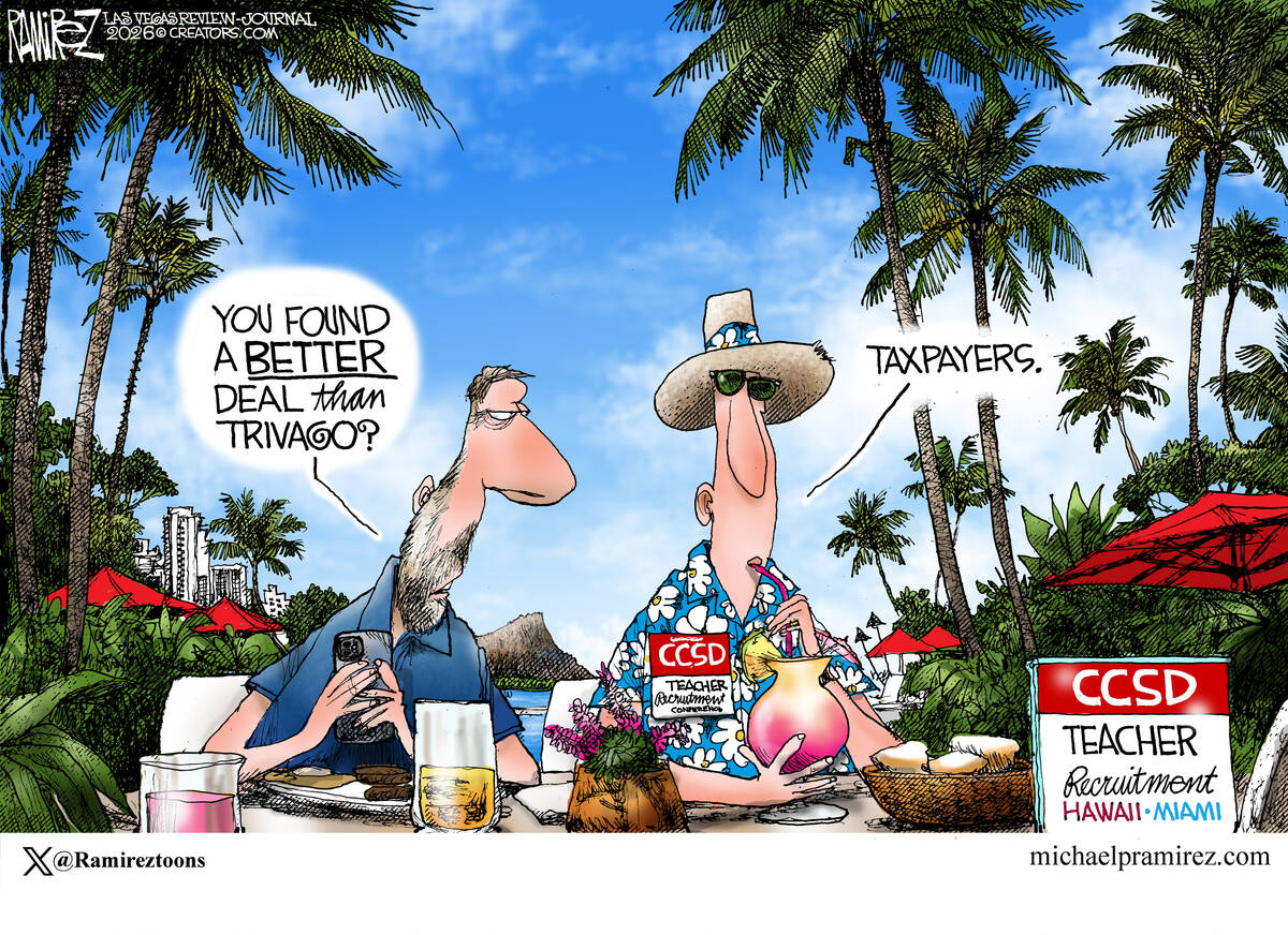 CARTOON: The junket machine