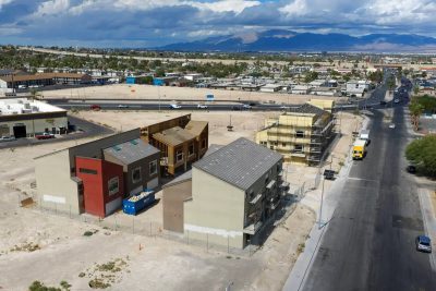 New owner of once-stalled Las Vegas housing complex resumes work — and keeps trespassers out