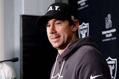 Raiders coach Klint Kubiak previews Week 7 contest against Rams