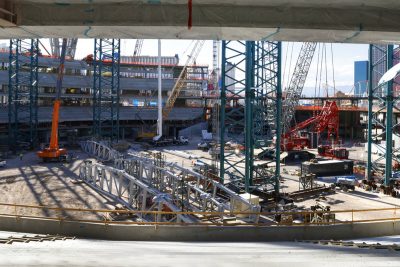 Keep on trussin’: Last 2 A’s ballpark roof arches to be in place by year’s end