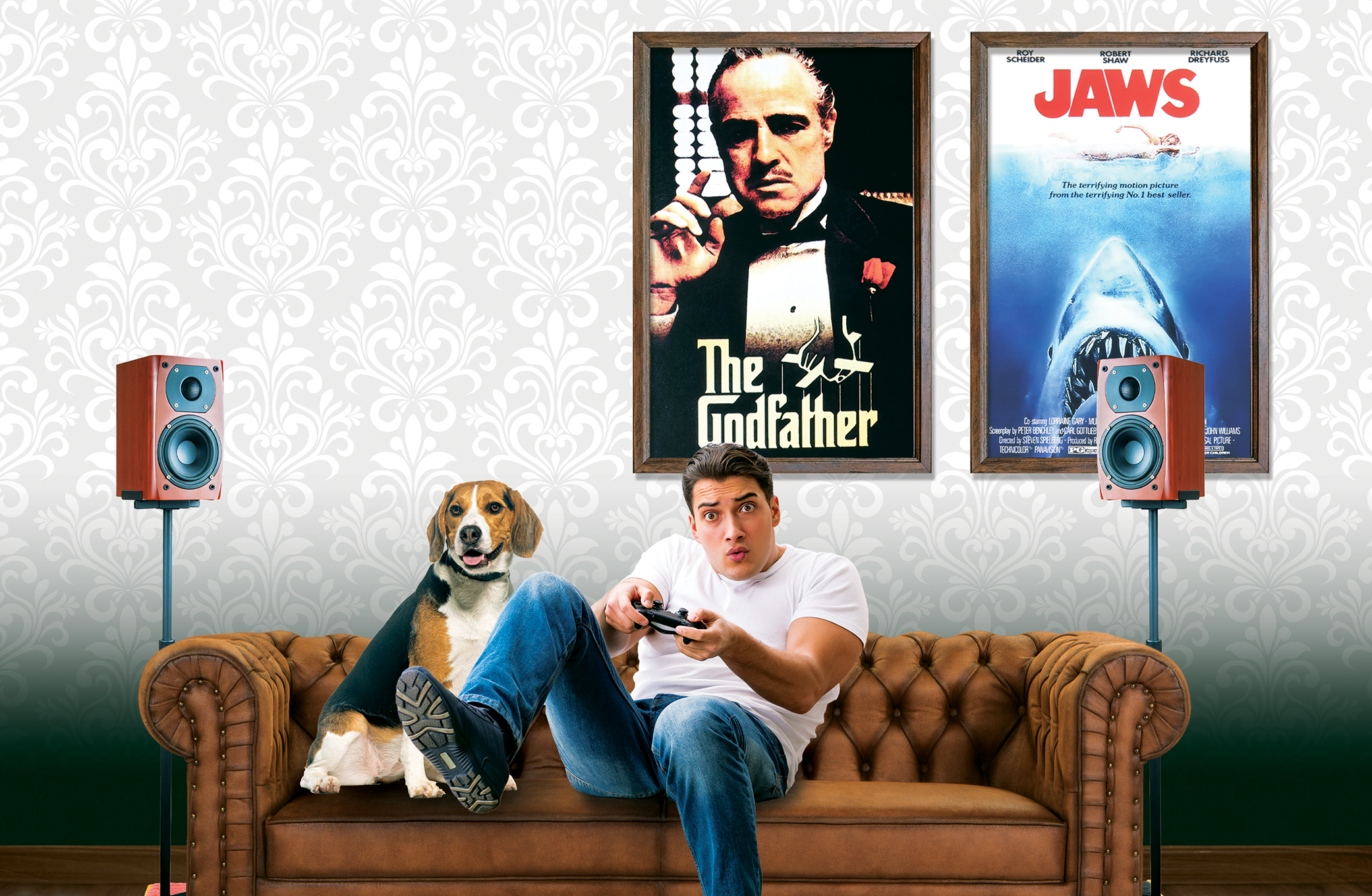 Find these essentials when creating your movie and game rooms