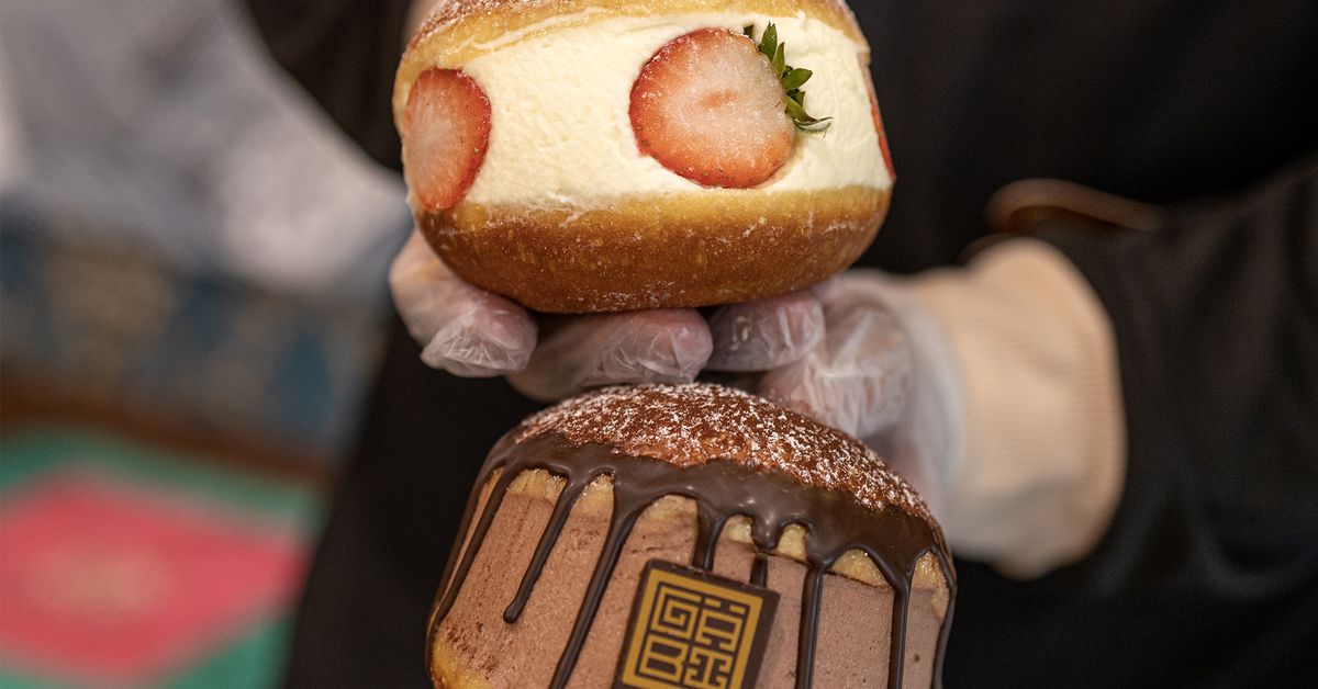 Gäbi Takes Its Milk Cream Doughnuts, Breakfast Sandwiches, and Croffles to a New Cafe